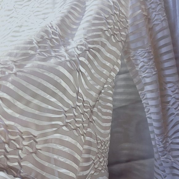 JC Collections-Holiday/Wedding/Party-White long diamond sleeves-Sheer-Jacket - Picture 2 of 9